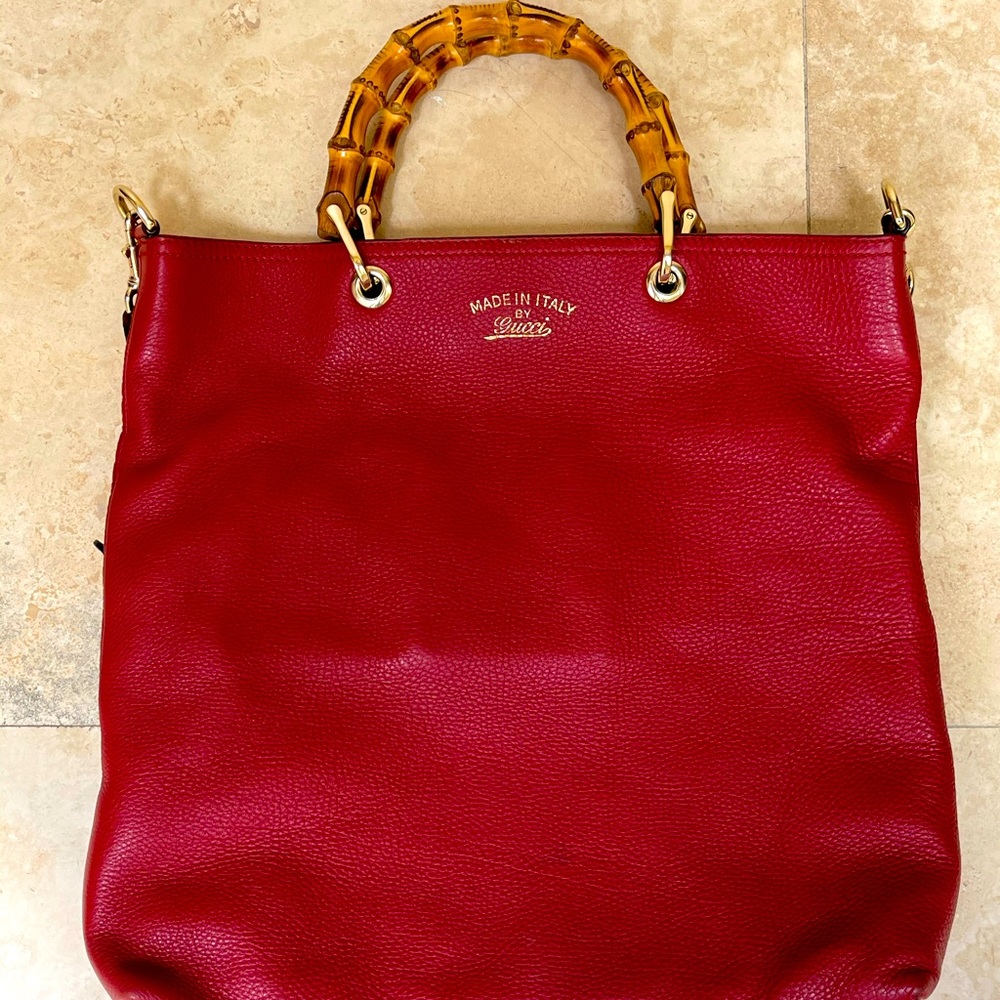 Red Gucci Hobo Bag